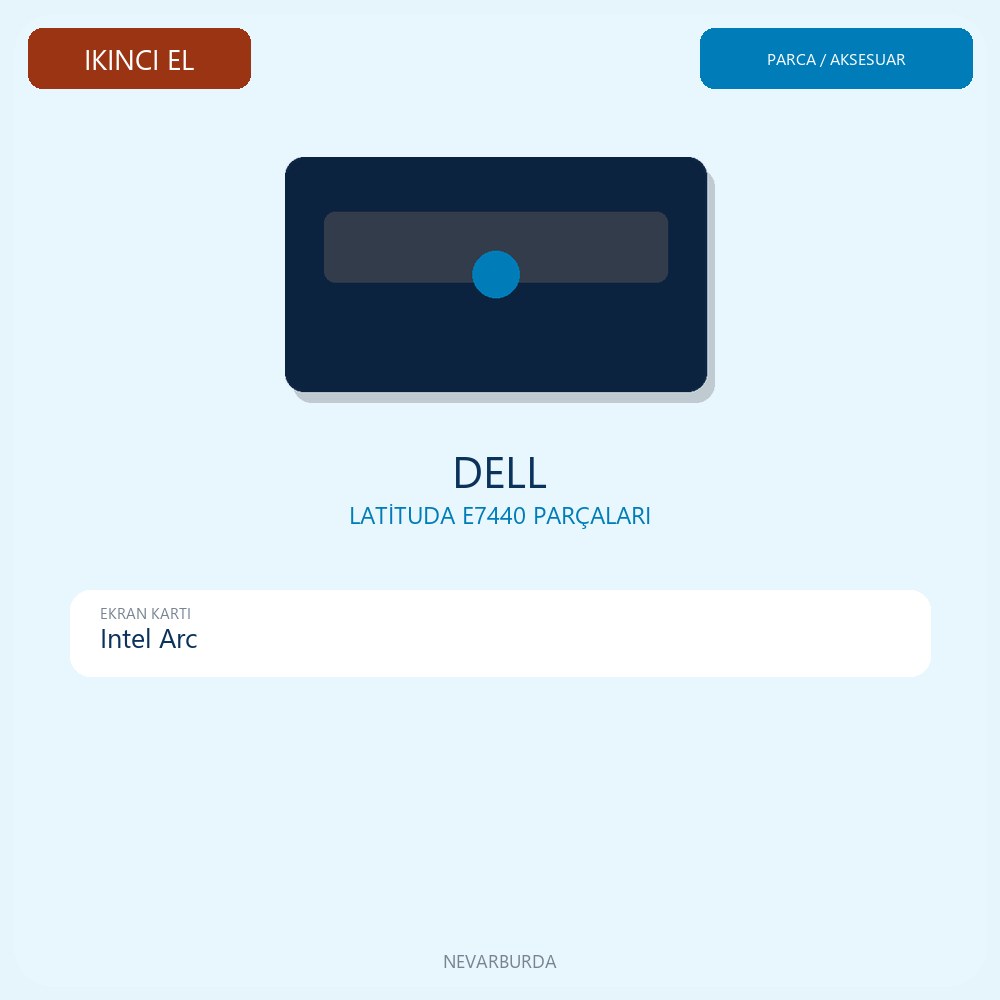 LATİTUDA E7440 PARÇALARI