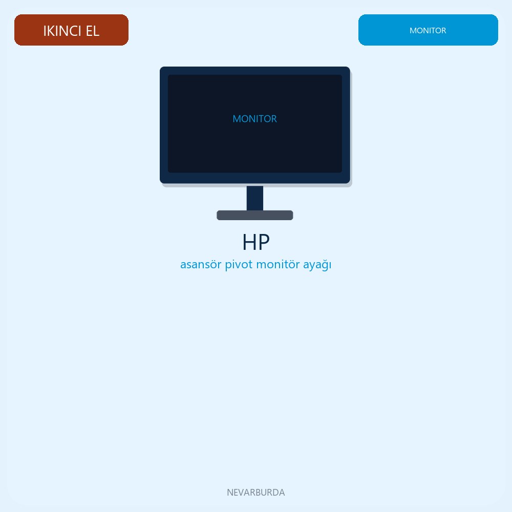 asansör pivot monitör ayağı