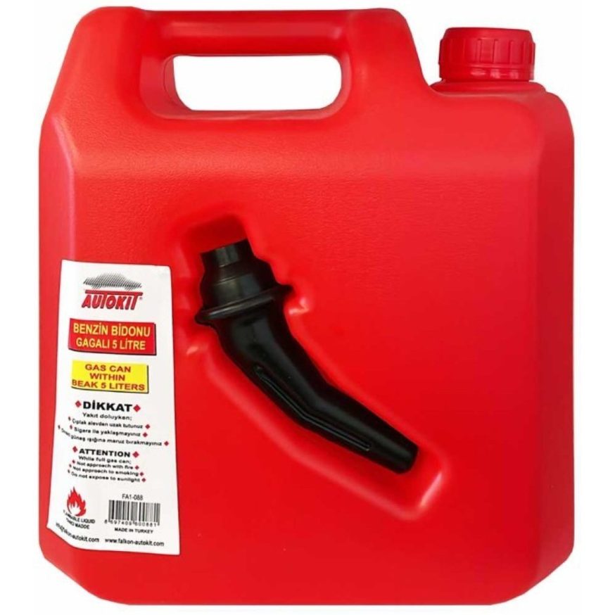 Autokit BENZİN BİDONU 5 LT "EKONOMİK"