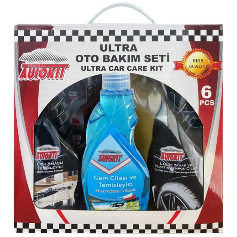 Autokit ULTRA OTO BAKIM SETİ 6' LI - KUTULU