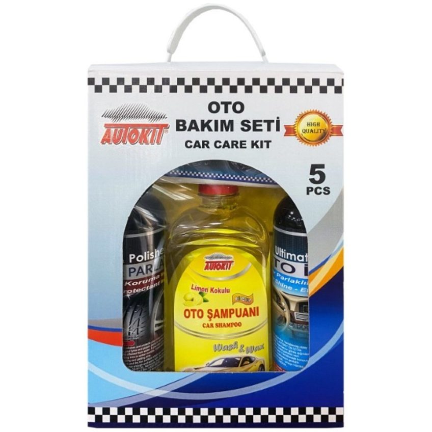 Autokit OTO BAKIM SETİ 5' Lİ - KUTULU