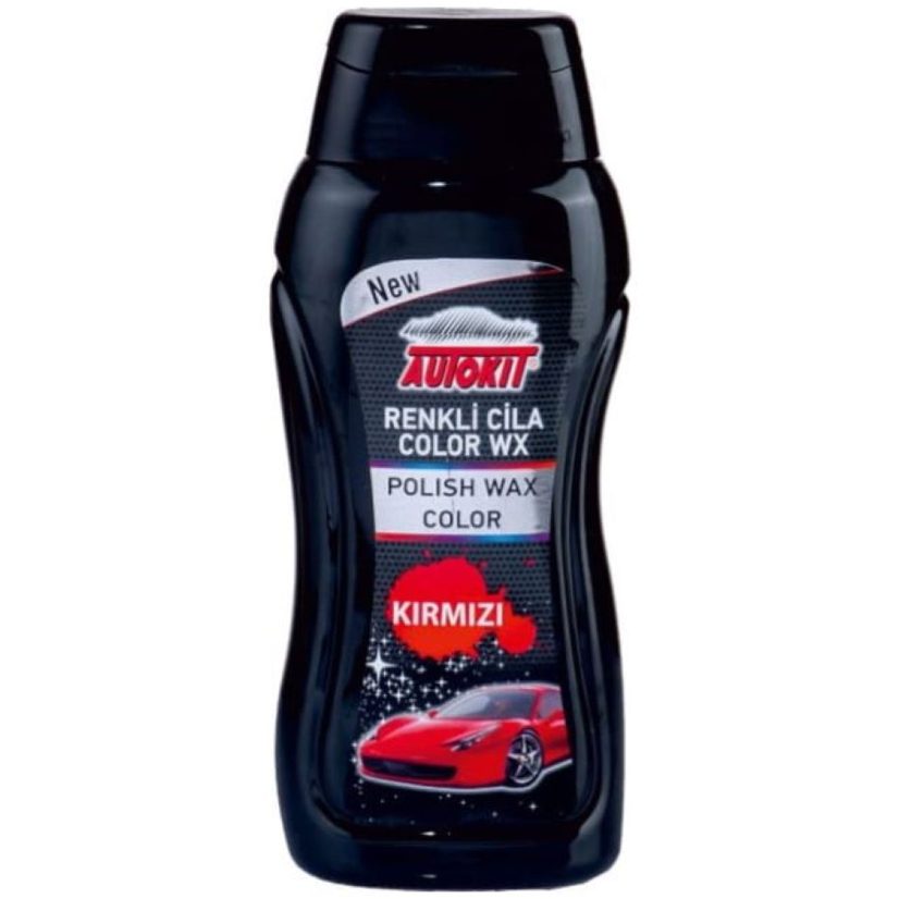 Autokit RENKLİ LİKİT CİLA 300 ML - KIRMIZI