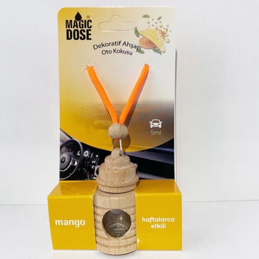 Magic Dose DEKORATİF AYNA SÜSÜ AHŞAP KOKU 5 ML - MANGO