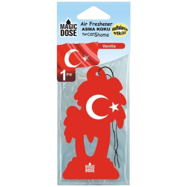 Magic Dose PALMİYE ASMA KART KOKU - TÜRK BAYRAĞI