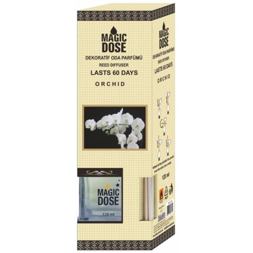 Magic Dose DEKORATİF BAMBU ODA KOKUSU 120 ML - ORCHID