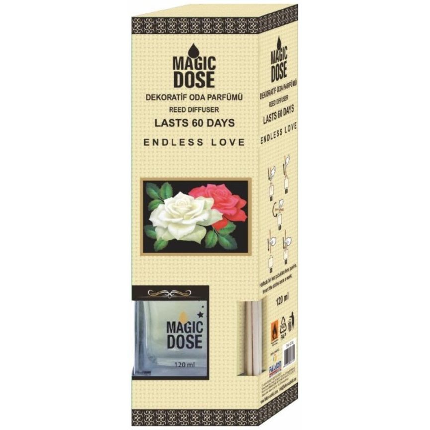 Magic Dose DEKORATİF BAMBU ODA KOKUSU 120 ML - ENDLESS LOVE
