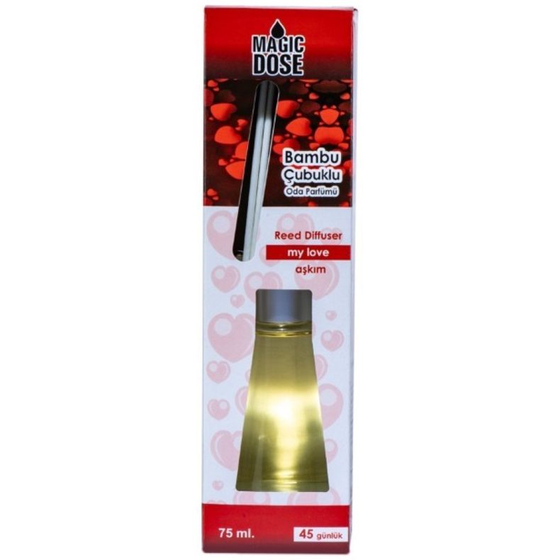 Magic Dose BAMBU ÇUBUKLU ODA PARFÜMÜ 75 ML - AŞKIM