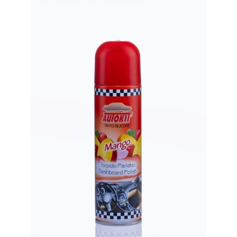 Autokit TORPİDO PARLATICI OTO SİLİKONU 220 ML - MANGO (GAZLI)