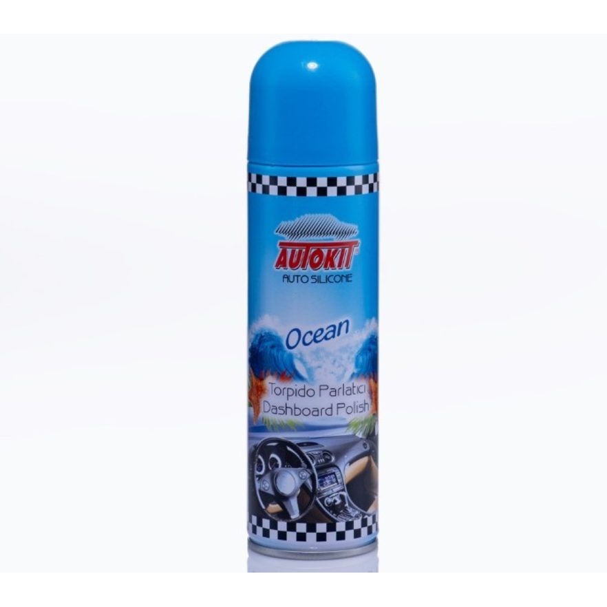 Autokit TORPİDO PARLATICI OTO SİLİKONU 220 ML - OKYANUS (GAZLI)