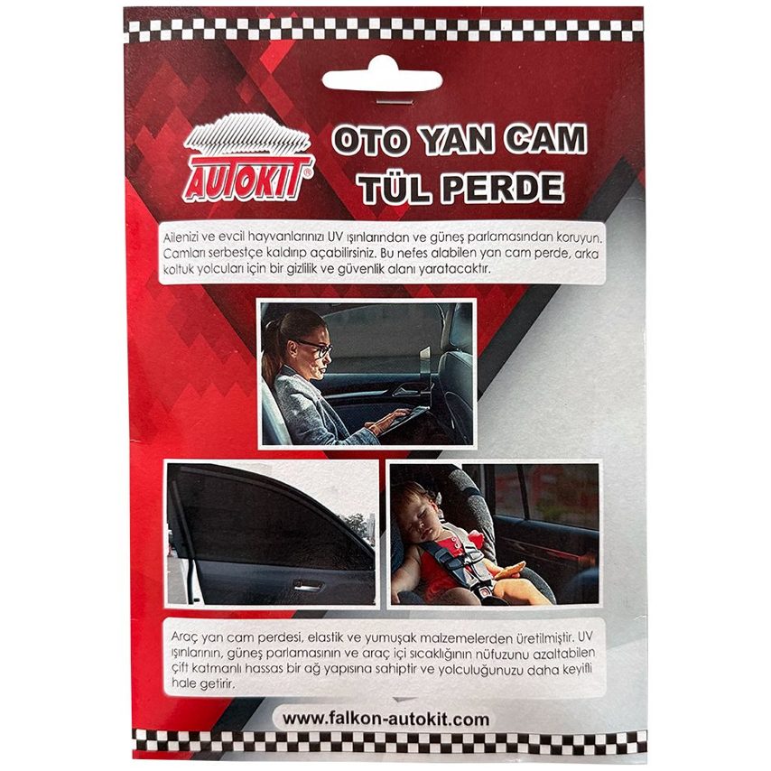 Autokit OTO YAN CAM TÜL PERDE