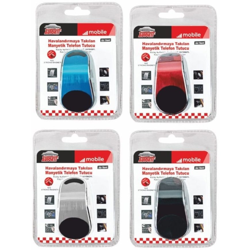 Autokit HAVALANDIRMAYA TAKILAN MANYETİK TELEFON TUTUCU