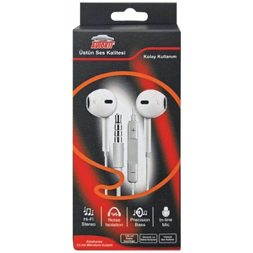 Autokit 3,5 MM MİKROFONLU KULAKLIK