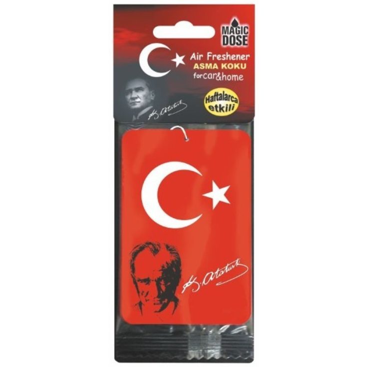 Magic Dose ASMA KART KOKU - TÜRK BAYRAĞI-& ATATÜRK