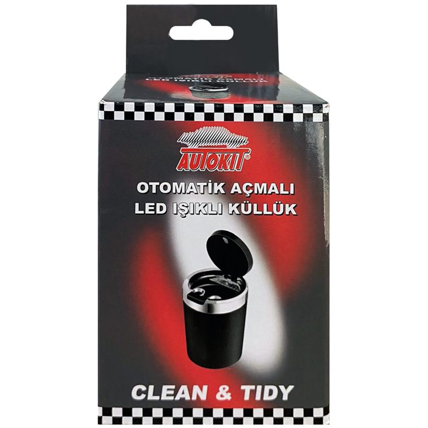 Autokit OTOMATIK AÇMALI LED IŞIKLI KÜLLÜK (kutulu)