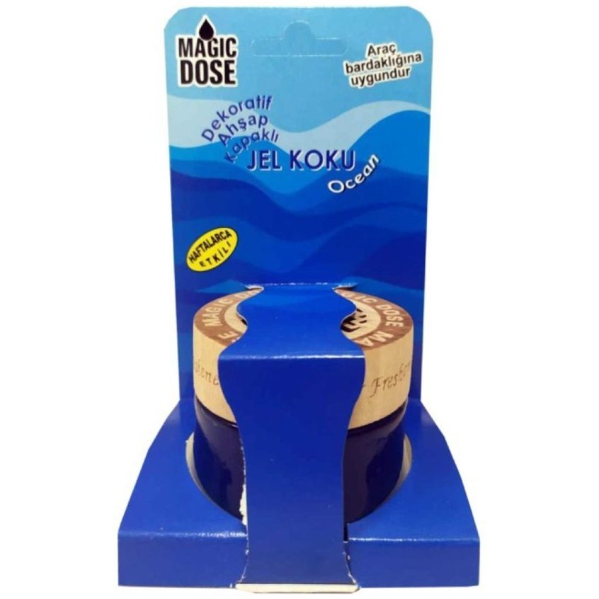 Magic Dose DEKORATİF AHŞAP KAPAKLI JEL KOKU 50 ML - OCEAN