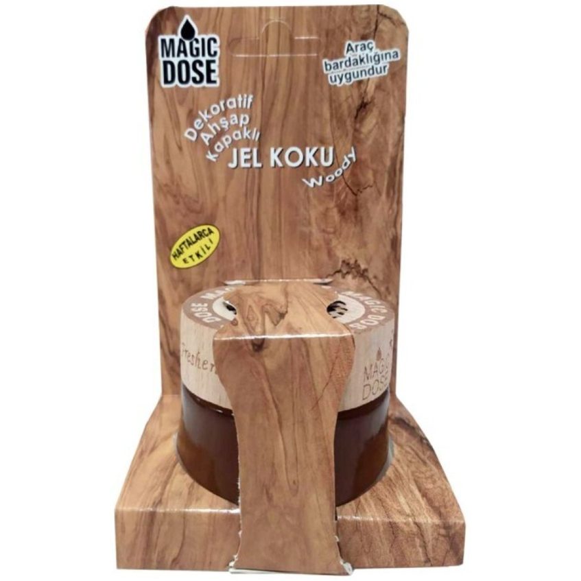 Magic Dose DEKORATİF AHŞAP KAPAKLI JEL KOKU 50 ML - WOODY ODUNSU