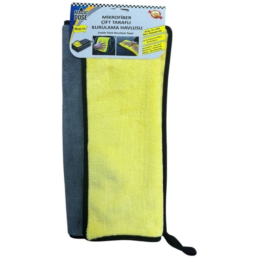 Magic Dose MIKROFİBER ÇİFT TARAFLI KURULAMA HAVLUSU 50*40 CM LUX (750)