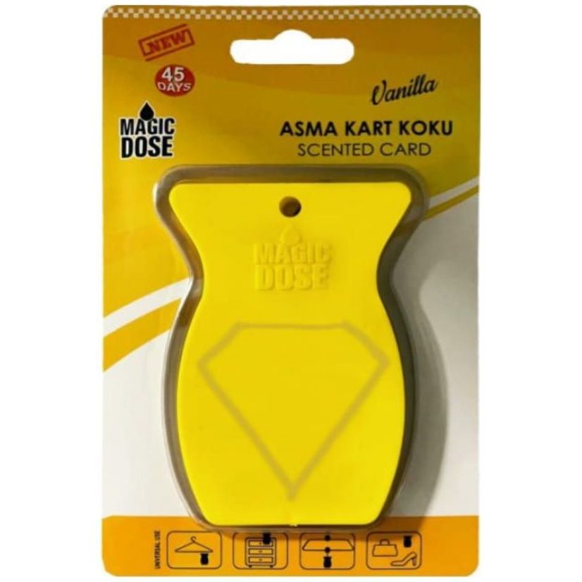 Magic Dose ASMA SİLİKON KART KOKU ELMAS - VANILLA