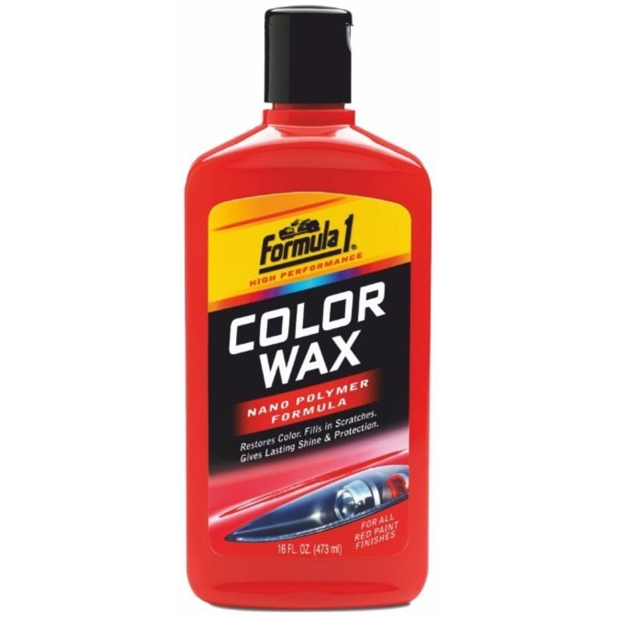 Formula 1 COLOR WAX RED - RENKLİ CİLA KIRMIZI 473 ML