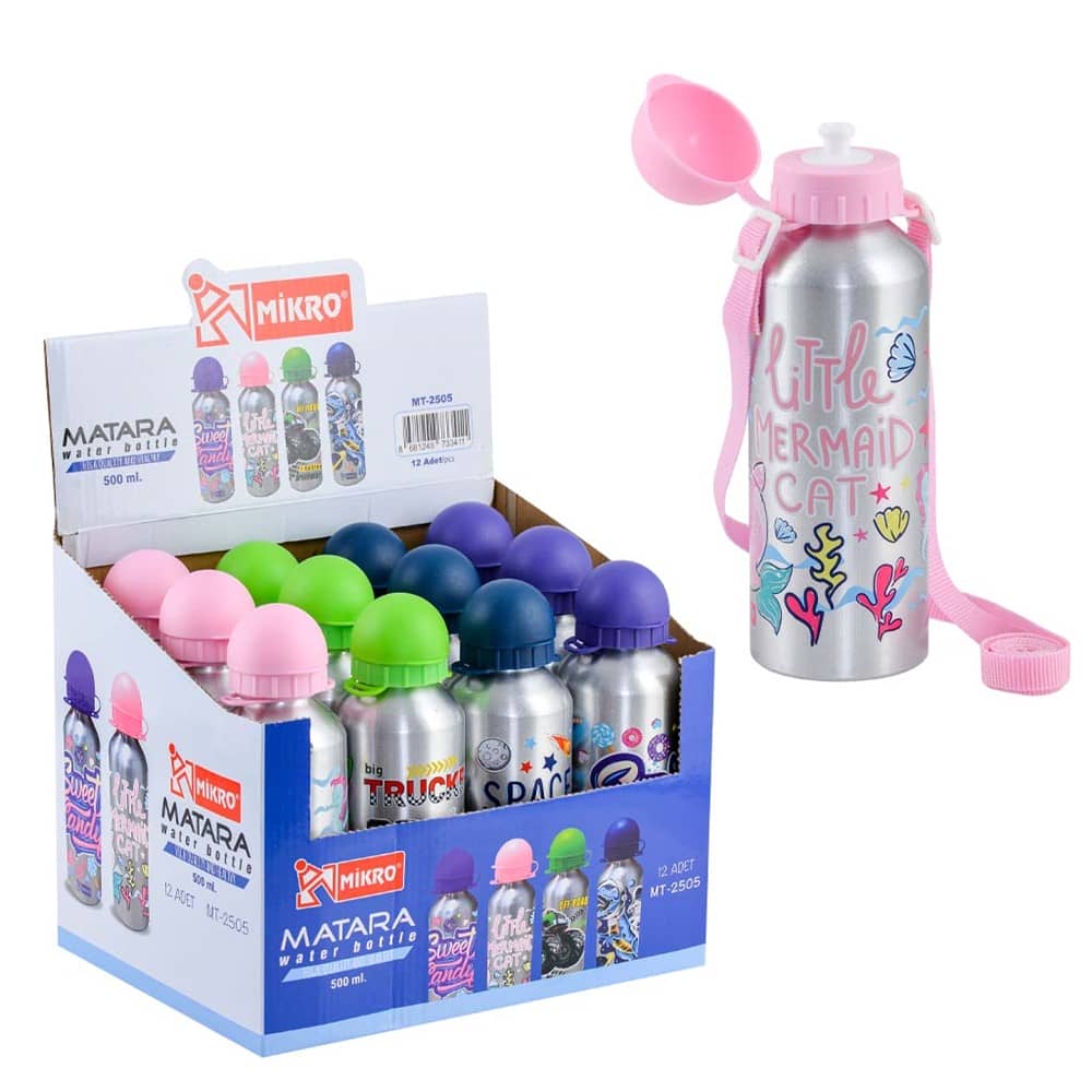 MİKRO MT2505-12 MATARA ALÜMİNYUM 500ML