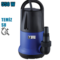 Temiz SU Dalgiç Pompa 550W