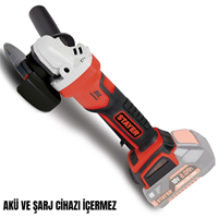 Akülü Avuç Taşlama 115mm 18V Li-ion 4.0Ah