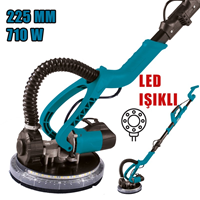 Duvar Zimparalama TOZ Torbali LED Işikli 225MM 710W