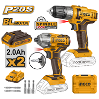 Li-ion Akülü 2 Li Kombo Set - Matkap ve Vidalama 20V 2