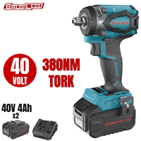 Kömürsüz Akülü Somun Sikma VE Torklu Vidalama 1/2'' Li-ion 40V +( 4.0 Ah AKÜ 2 Adet)+(hızlı Şarj Cihazı)