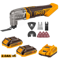 Li-ion Akülü Multiset 20V 2.0Ah + Li-ion Akü ve Şarj Cihazı Seti 20V 2.0Ah(ING-FBCPK2212E)