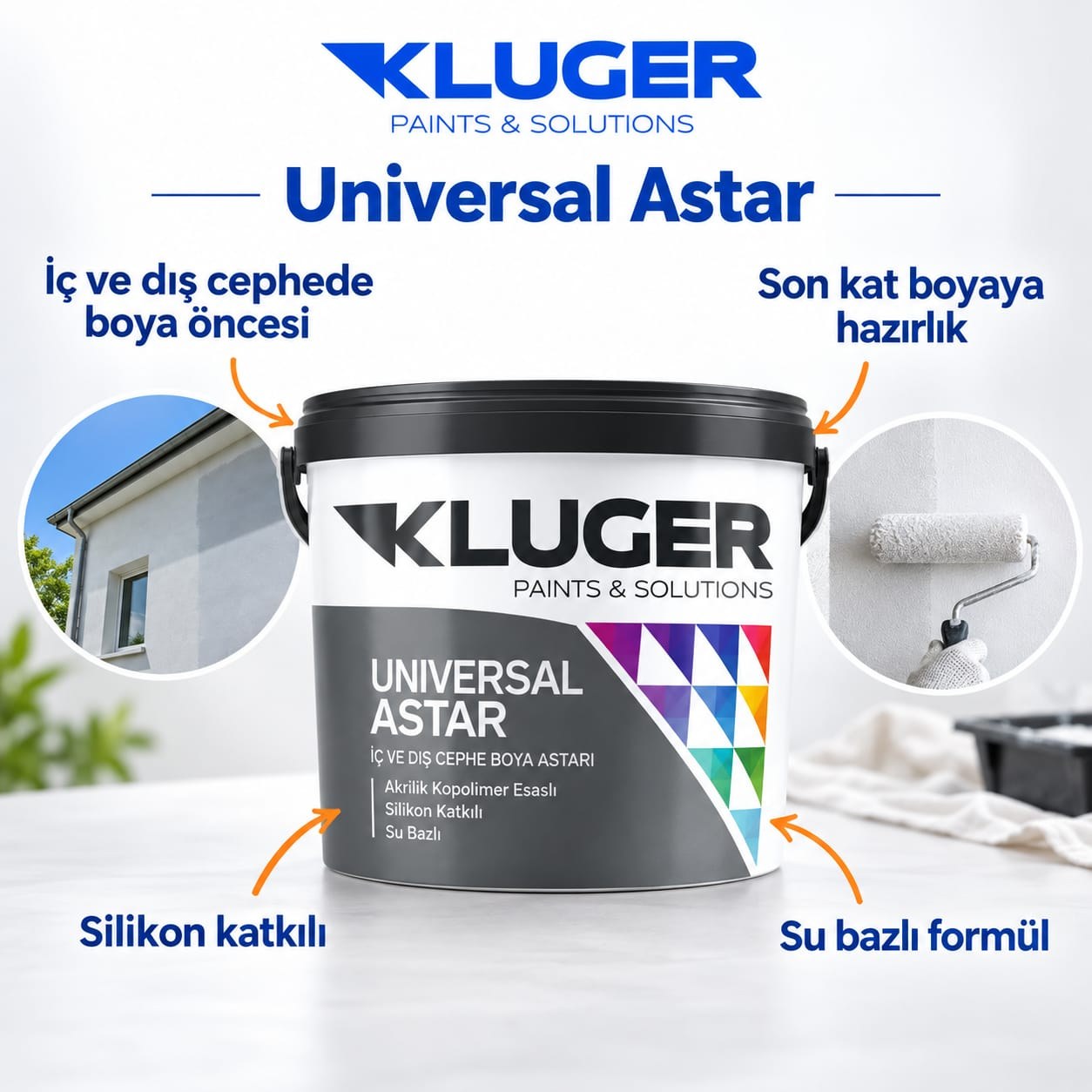 Kluger Universal Astar (İç & Dış) 20 Kg