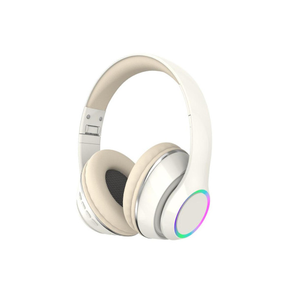 P101 BLUETOOTH KULAKLIK 5.3 WİRELESS HEADPHONE ŞARJLI RGB LED IŞIKLI FM RADYO SD KART TYPE C ŞARJ