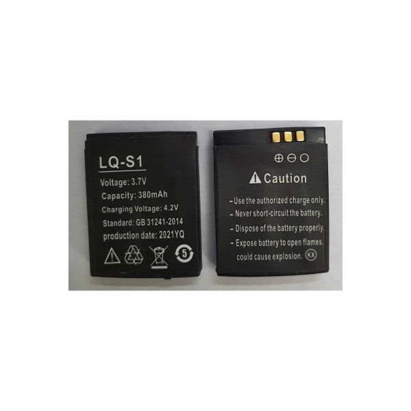 Lq-s1 Akıllı Saat Bataryası 3.7v 380mah Dz09 - Gt08 - V8 - A1 Uyumlu Saat Pili Lqs1 Pil 2021 Üretim