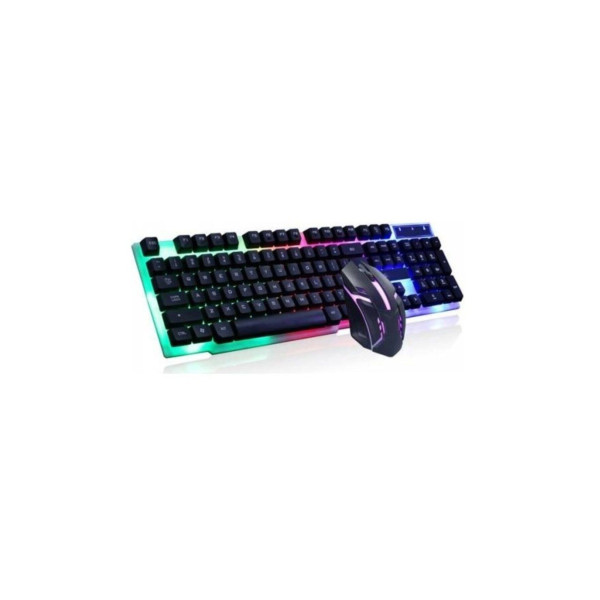 Işıklı Oyuncu Klavye Ve Mouse Seti Gaming Set Pg 8017