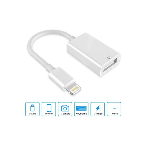 Ios Iphone Uyumlu Usb Çevirici Aparat Otg Kablo Ligtning To Usb