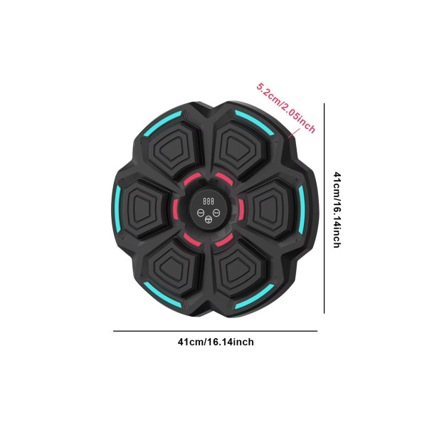 BLUETOOTH HOPARLÖR ÖZELLİKLİ DUVAR BOX MAKİNESİ 9 MOD SEVİYE AYARLI MÜZİKLİ BOKS MAKİNASI