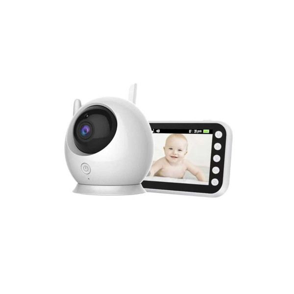 4.3 inç WiFi Bebek Monitörü, 8 IR Gece Görüş Ledli Güvenlik ve Bebek izleme Kamerası 2 Yönlü Ses