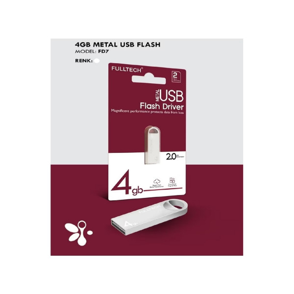 Metal 4gb Usb Flash Bellek Usb 2.0 Flash Drive