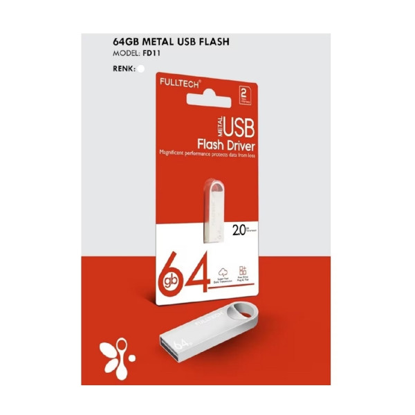 Metal 64gb Usb Flash Bellek Usb 2.0 Flash Drive