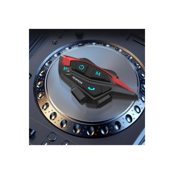 Motorsiklet Kask Bluetooth Kulaklık Mikrofonlu Fm Radyolu 8 Kişilik Çoklu Eşleşme Helmet Intercom