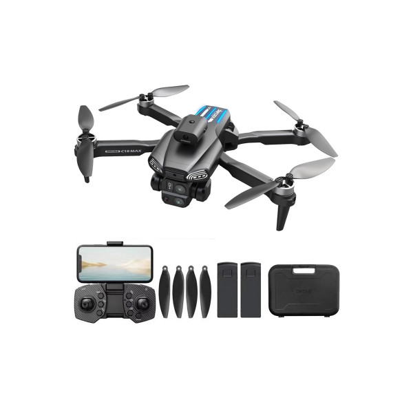 ÇİFT KAMERALI ENGEL KAÇINMA SENSÖRLÜ DRONE UZAKTAN KUMANDALI APP DESTEKLİ HD KAMERA QUADCOPTER