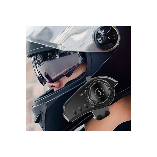 Motosiklet Kask Bluetooth Kulaklık Interkom Su Geçirmez Kablosuz Mikrofonlu Moto Intercomunicador