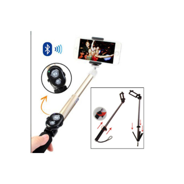 Wxy-01 Bluetooth Lu Selfie Çubuğu Kumandalı Tripod Monopod