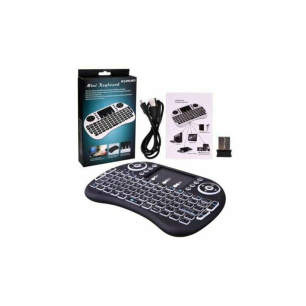 Işıklı Mini Klavye Mouse Smart Tv Box Pc Uyumlu Pg-8035