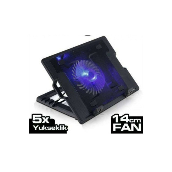 Laptop Soğutucu Altlık Cooling Pad Notebook Standı Led Işıklı Pl9951