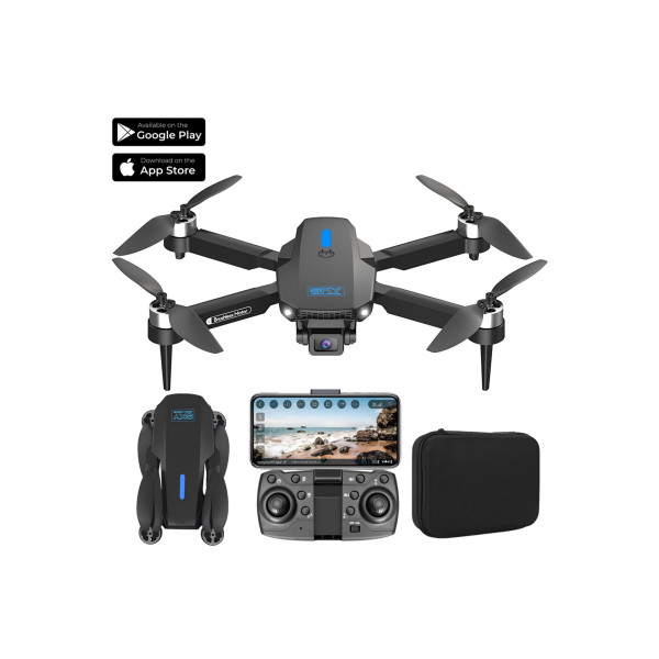 ÇİFT KAMERA VE BATARYALI DRONE UZAKTAN KUMANDALI APP DESTEKLİ BRUSHLESS MOTOR QUADCOPTER OPTİK DURUŞ