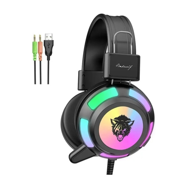 Rgb Led Işıklı Oyuncu Kulaklığı Profesyonel Gaming Headset Mikrofonlu Oyun Kulaklık V8