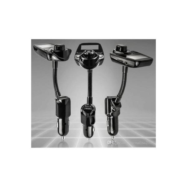Car T10 Bluetooth Araç Kiti Fm Transmitter Usb Den Şarj Destekli