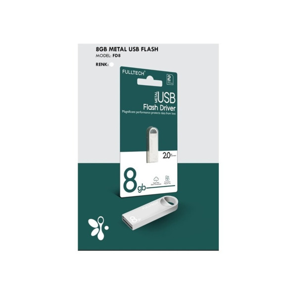 Metal 8gb Usb Flash Bellek Usb 2.0 Flash Drive