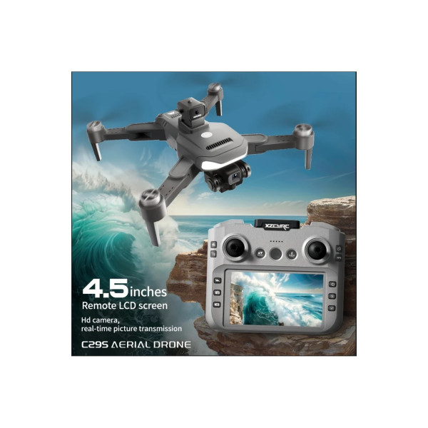GPS Lİ DRONE EKRANLI UZAKTAN KUMANDA APP DESTEKLİ QUADCOPTER BRUSHLESS MOTOR 4K KAMERA
